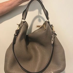 Taupe/ grey Burberry bag!